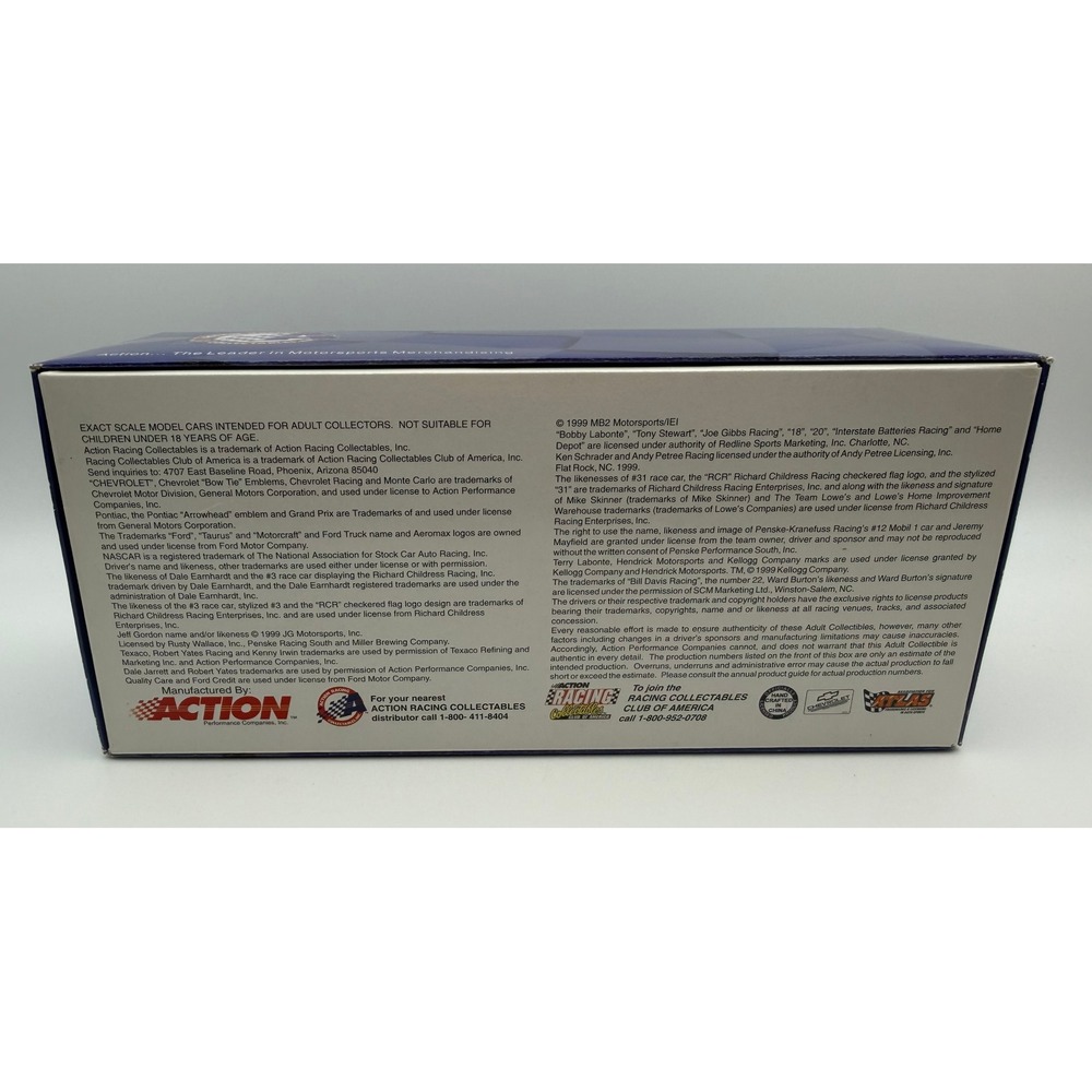 Action 1999 Coca-Cola 600 Charlotte Motor Speedway Monte Carlo 1:24 W249916514 - Picture 9 of 11